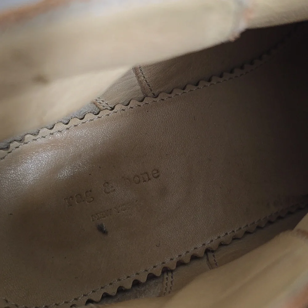 Rag & bone suede espresso Harrow boots